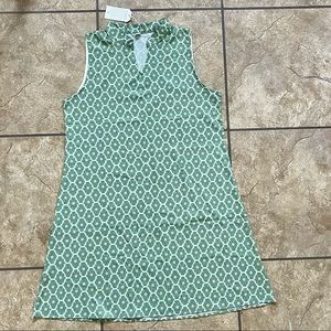 SHEIN Green patterned dress